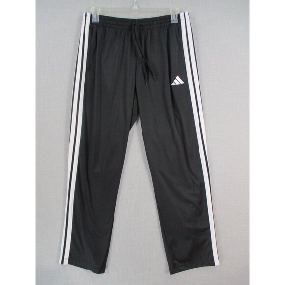 Adidas Black & White Essential Track Pants Athletic Warmup Bottoms XL - Picture 1 of 10